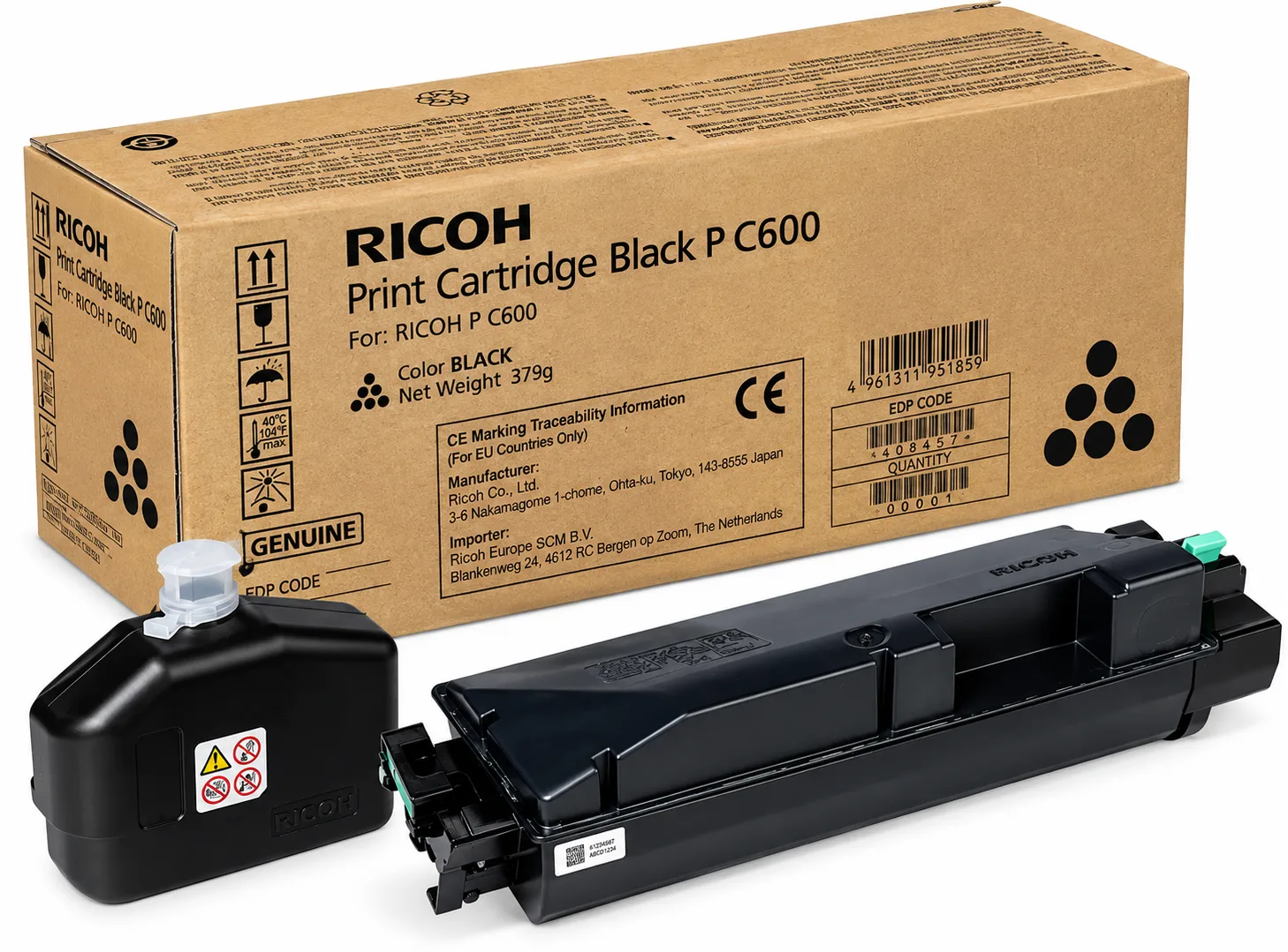 Ricoh  حبر ليزر   أسود — صورة 1